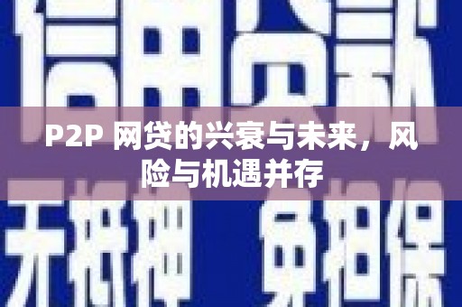 巴彦P2P 网贷的兴衰与未来，风险与机遇并存
